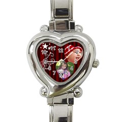 Christmas Collection  - Heart Italian Charm Watch