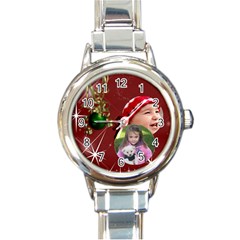 Christmas Collection  - Round Italian Charm Watch