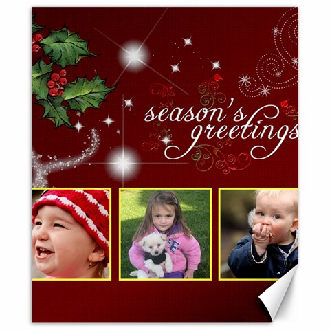 Christmas Collection  By Picklestar Scraps 8.15 x9.66  Canvas - 1