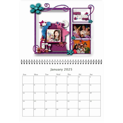 2025 Future Blessed Always Calender By Amarie Jan 2025