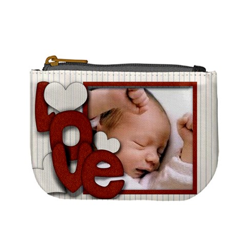 Love Me Bella Coin Purse (keep Your Greatest Treasure Close To Your Heart) By Amarie Front