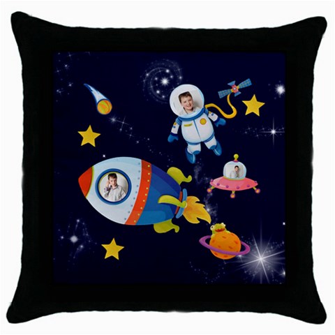 Rocket Man Pillow 1 By Catvinnat Front