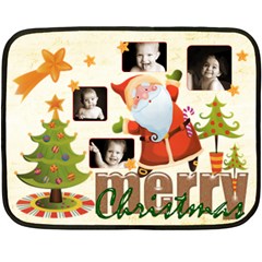 Merry Christmas Mini Fleece Blanket - Fleece Blanket (Mini) Merry Christmas Mini Fleece Blanket - Fleece Blanket (Mini)