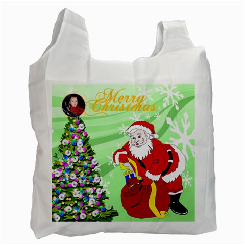 Santa Recycle Bag 2 By Kim Blair Front