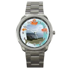 Sealife Stainless Steel Watch - Sport Metal Watch