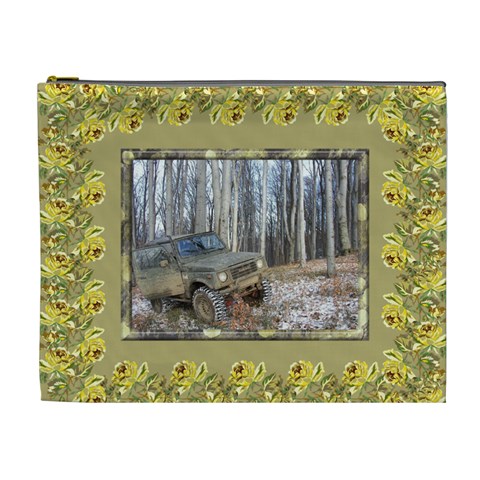A Little Country (xl) Cosmetic Bag By Deborah Front