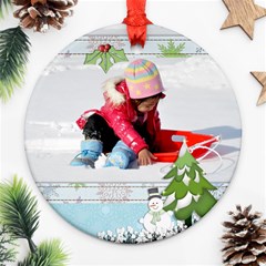 ornament - winter/christmas 2 - Ornament (Round)