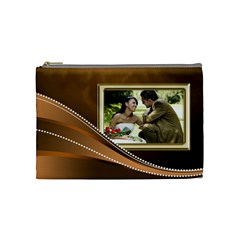 Gold Medium Cosmetic Bag - Cosmetic Bag (Medium) Gold Medium Cosmetic Bag - Cosmetic Bag (Medium)