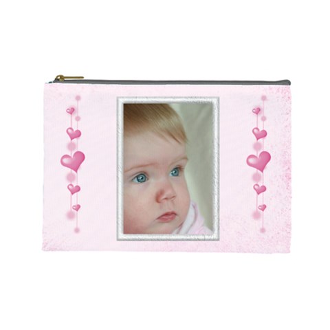 You Take My Heart (large) Cosmetic Bag By Deborah Front