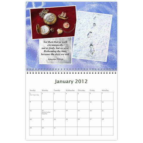Gift Calendar 2011 By Mary Stephens Jan 2012