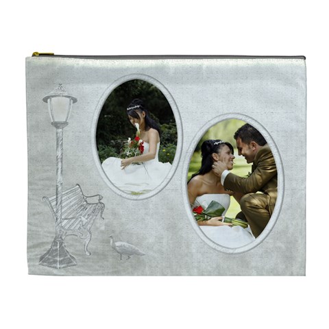 Love (xl) Cosmetic Bag By Deborah Front