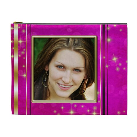 Party Girl (xl) Cosmetic Bag By Deborah Front