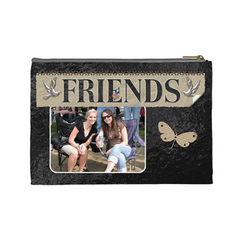 Friends Large Cosmetic Bag By Lil Back