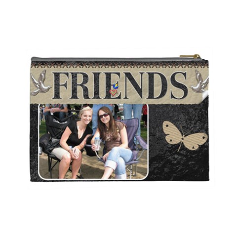 Friends Large Cosmetic Bag By Lil Back