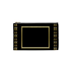 Black and Gold (Small) Cosmetic Bag - Cosmetic Bag (Small)