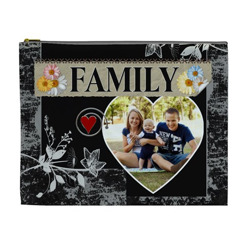 Family Xl Cosmetic Bag By Lil Front