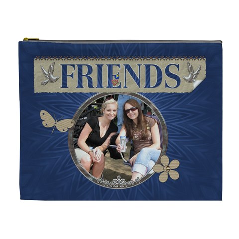 Friends Xl Cosmetic Bag By Lil Front