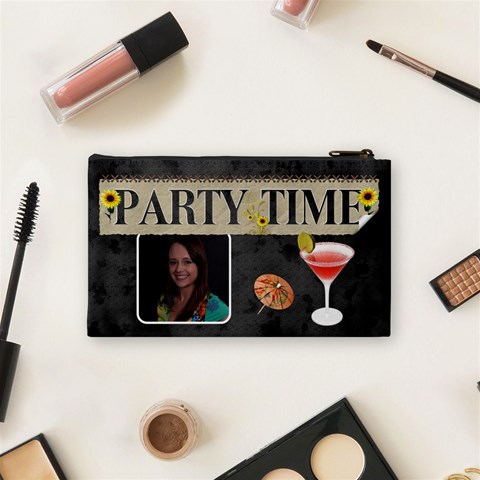 Party Time Small Cosmetic Bag By Lil Back