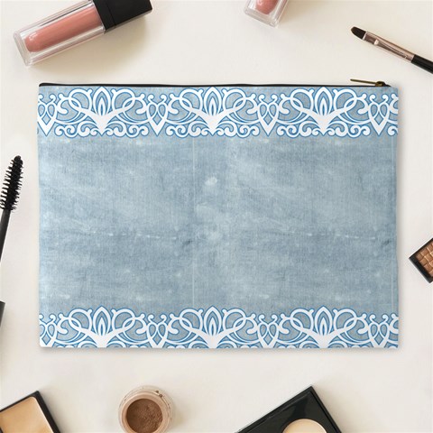 Winter Wonderland Extra Large Cosmetic Bag By Catvinnat Back