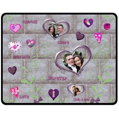 Purple Heart Cherish Medium Fleece Blanket - Fleece Blanket (Medium)