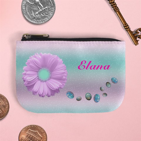 Opal Mini Coin Purse By Kdesigns Front