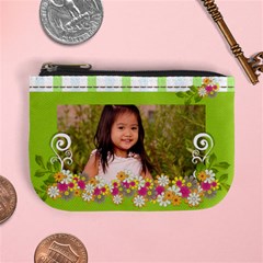 mini coin purse - flower faith