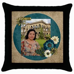 mhelanthrowpillow1 - Throw Pillow Case (Black)