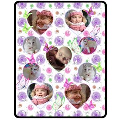 Flowers and Butterflies (medium) Fleece Blanket (4 styles) - Fleece Blanket (Medium) Flowers and Butterflies (medium) Fleece Blanket (4 styles) - Fleece Blanket (Medium)