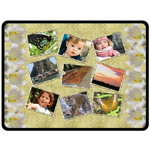 Lily (xl) Fleece Blanket By Deborah 80 x60  Blanket Front