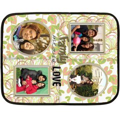 my family - Fleece Blanket (Mini)