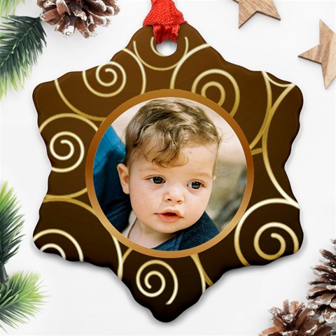 Gold On Gold Snowflake (2 Sided) By Deborah Back