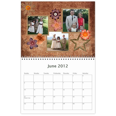 Calendar 2012 By Marion Gates Jun 2012