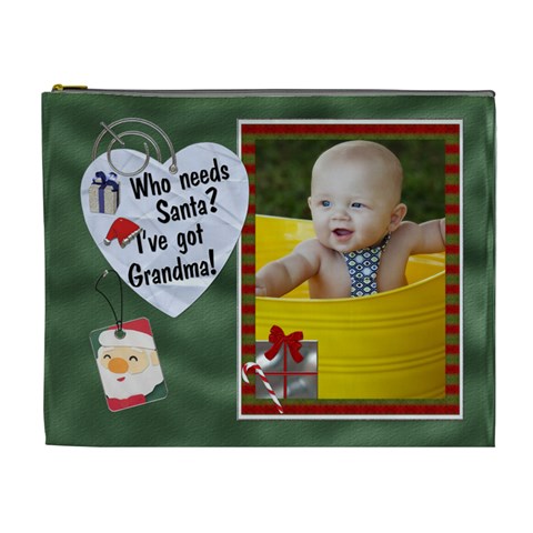 Grandmas Xl Cosmetic Bag By Lil Front