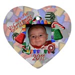 Baby s First Christmas 2011 - Ornament (Heart)