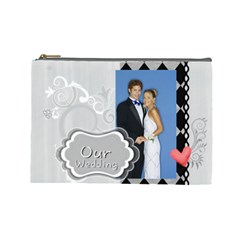 our wedding (7 styles) - Cosmetic Bag (Large)