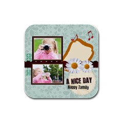 a nice day - Rubber Square Coaster (4 pack) a nice day - Rubber Square Coaster (4 pack)