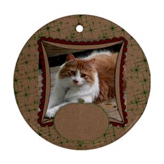 Christmas Glitter & Craft-ornament(round) - Ornament (Round)