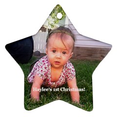 haylees first - Ornament (Star)