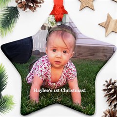 haylees first - Ornament (Star)