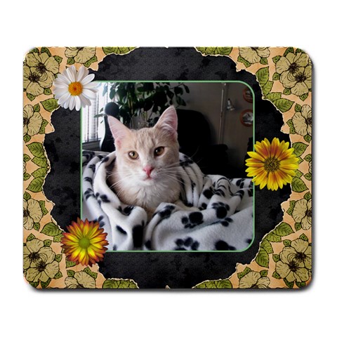 Flower Large Mousepad By Lil Front