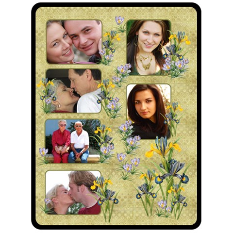 My Little Garden (xl) Blanket By Deborah 80 x60  Blanket Front