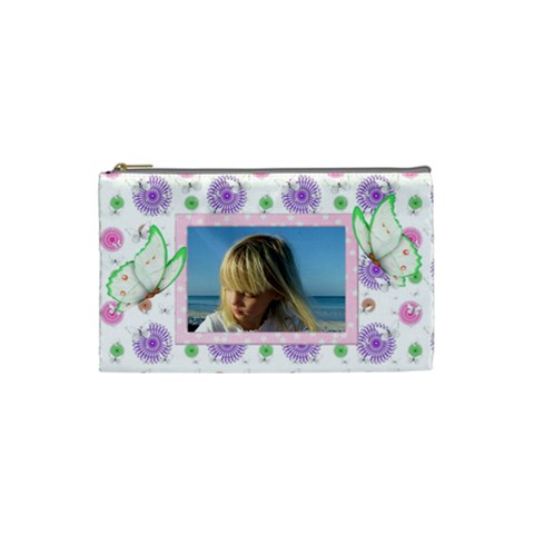Butterfly (small) Cosmetic Bag By Deborah Front