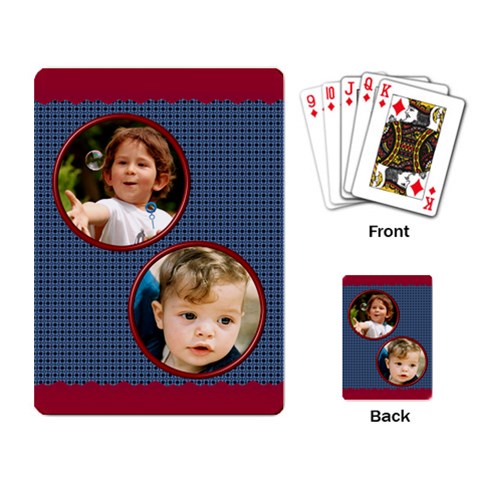 Male Playing Cards By Deborah Back