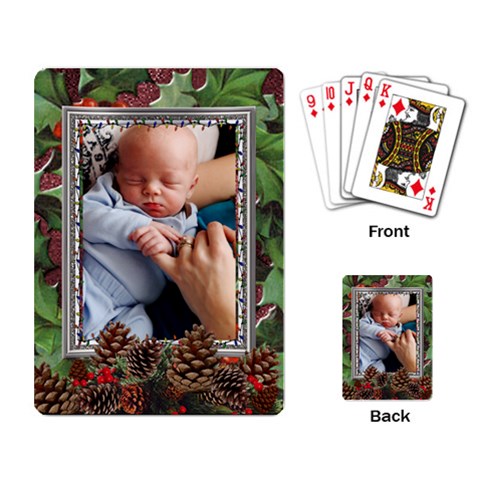 Christmas Gift Playing Cards By Lil Back