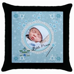 Little Prince Throw Pillow Case - Throw Pillow Case (Black)