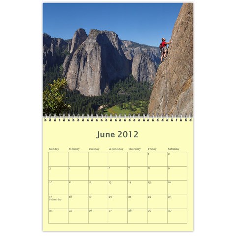 Calendar Yosemite 2012 12 Month By Karl Bralich Jun 2012