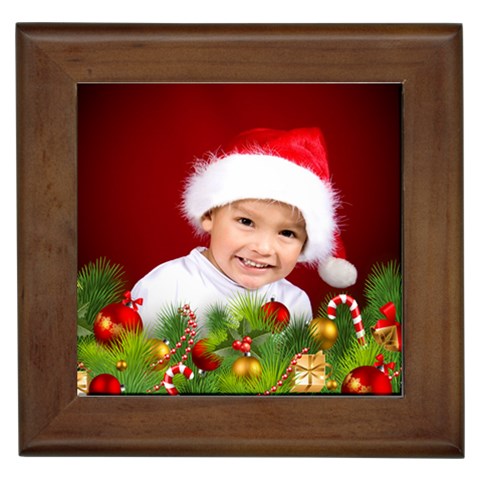 Christmas Tile 1 By Deborah Front