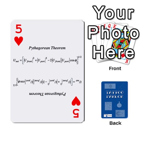 Tattoo Parlor Cards By Sarah Heile Front - Heart5