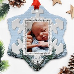 Christmas Snowflake Ornament (1 Sided) - Ornament (Snowflake)