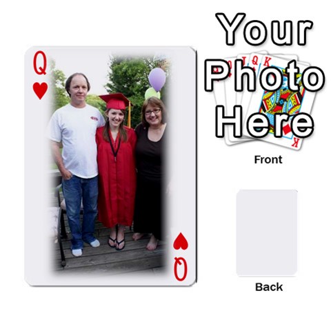 Queen Grandpa Family Cards By Ashley Front - HeartQ